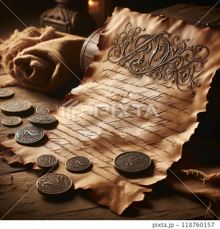 古いお金の郵便物 118760157