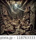 悪夢の廃墟の人形部屋 118763333