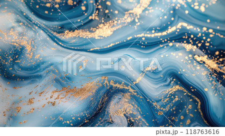 Marble abstract acrylic background. Marbling artwork texture. 118763616