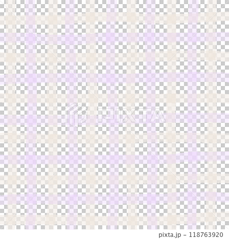 Purple Beige Gingham Check Hand Drawn Pattern Background Overlay 118763920