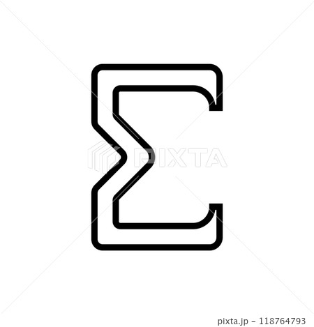 Sigma Symbol Iconのイラスト素材 [118764793] - PIXTA