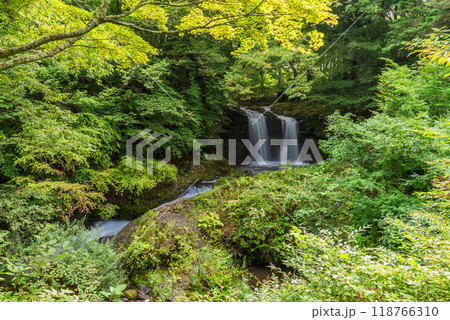 【山梨県】 忍野の桂川・鐘山の滝 9月 【山梨県】 忍野の桂川・鐘山の滝 9月 118766310
