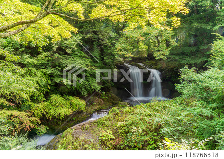 【山梨県】 忍野の桂川・鐘山の滝 9月 【山梨県】 忍野の桂川・鐘山の滝 9月 118766318