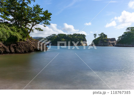 長秒露光の世界ー堂ヶ島 118767385