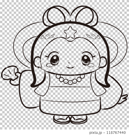 以乙姬為主題的人物插畫 118767440