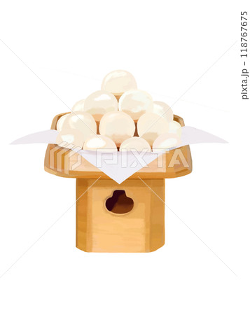 月見団子（三方付き） 118767675