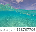 透明な海 118767706