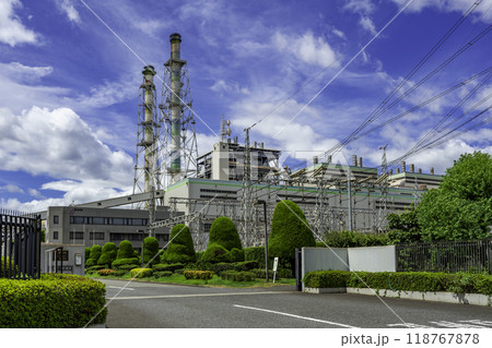 水島コンビナート　中国電力　水島発電所　岡山県倉敷市 118767878