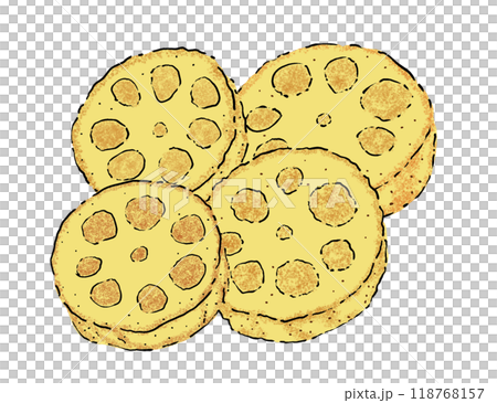 蓮藕插畫 蓮藕插畫 118768157