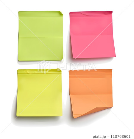 post it isolated on white post it isolated on white 118768601