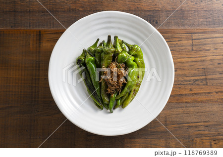 万願寺とうがらしの炊いたん 118769389