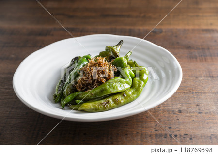 万願寺とうがらしの炊いたん 118769398