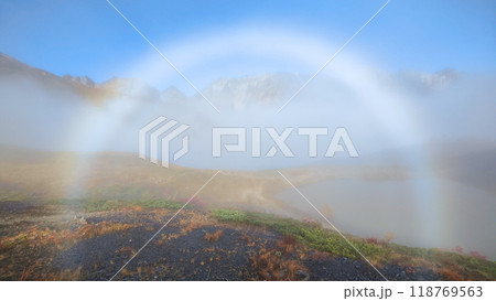 秋の唐松岳登山(ブロッケン現象) 秋の唐松岳登山(ブロッケン現象) 118769563