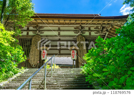 滋賀県愛知郡愛荘町 金剛輪寺(湖東三山) 二天門(重要文化財) 滋賀県愛知郡愛荘町 金剛輪寺(湖東三山) 二天門(重要文化財) 118769576