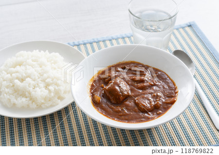 おいしいサバ缶カレーライス 118769822