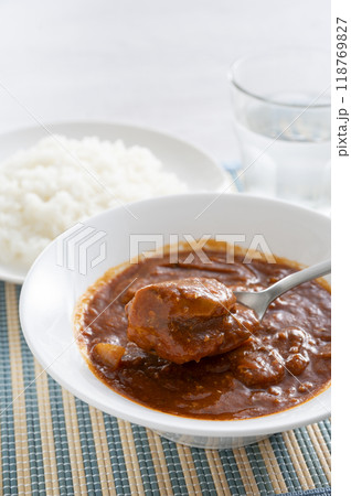 おいしいサバ缶カレーライス おいしいサバ缶カレーライス 118769827