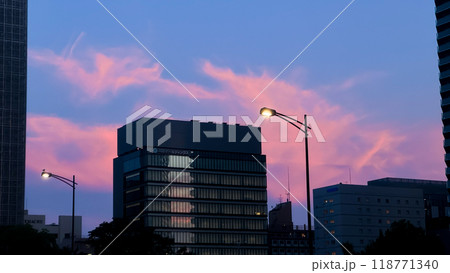 modern building in city modern building in city 118771340