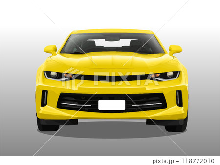 Car sedan on the road. Vector 3d hand drawn illustration Car sedan on the road. Vector 3d hand drawn illustration 118772010