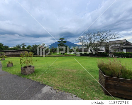 仙厳園と櫻島の風景 118772718