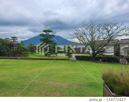 仙厳園と櫻島の風景 仙厳園と櫻島の風景 118772827