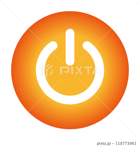 電源ボタンのアイコン 電源ボタンのアイコン 118773061
