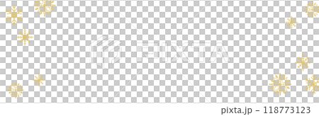 聖誕金色橫幅素材(向量) 聖誕金色橫幅素材(向量) 118773123