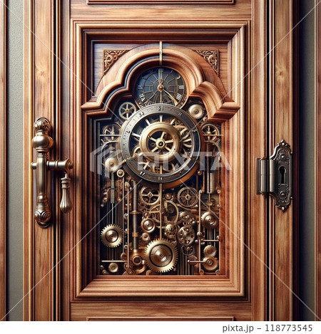 古い木製のドア 118773545