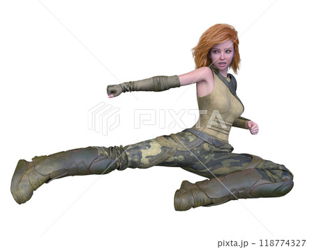 女性戦士 118774327