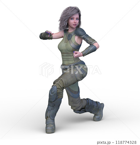 女性戦士 118774328