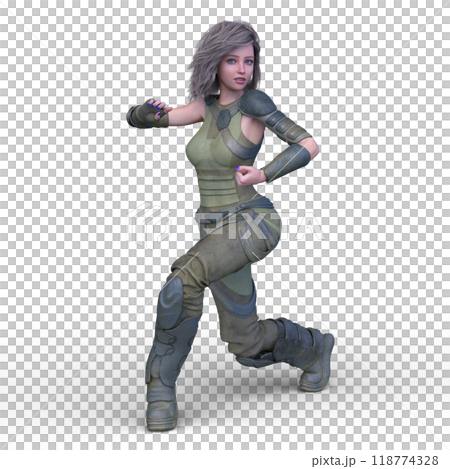 女性戦士 118774328