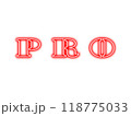 ネオン文字列PRO 118775033
