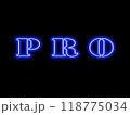 ネオン文字列PRO 118775034