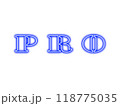 ネオン文字列PRO 118775035