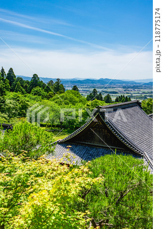 滋賀県東近江市百済寺町　百済寺（湖東三山）　本坊　喜見院（天下遠望の名園） 118775174