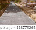 repair works concrete road construction outdoor 118775265