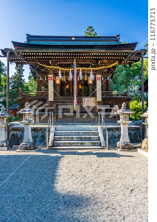 滋賀県近江八幡市安土町常楽寺 沙沙貴神社(近江源氏の氏神) 権殿 佐々木姓発祥地 滋賀県近江八幡市安土町常楽寺 沙沙貴神社(近江源氏の氏神) 権殿 佐々木姓発祥地 118775715