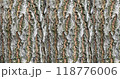 Bark of a tree in the forest as a texture background, wooden surface applicable for printing paper, sticker wallpaper, vinyl floor texture, screen picture backgrounds, banner poster backgrounds design 118776006