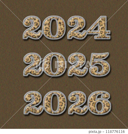 PhotoShopでヒョウ柄の文字を作成してみました。 118776116