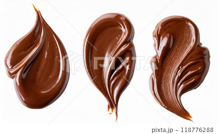 チョコレート　飾り　見本　テクスチャ 118776288