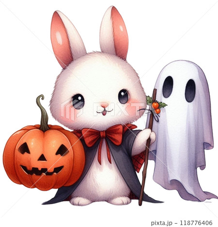 rabbit wearing a vampire costume clipart watercolor rabbit wearing a vampire costume clipart watercolor 118776406