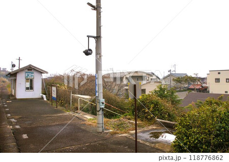 山陰本線の風景 湯玉駅 山陰本線の風景 湯玉駅 118776862