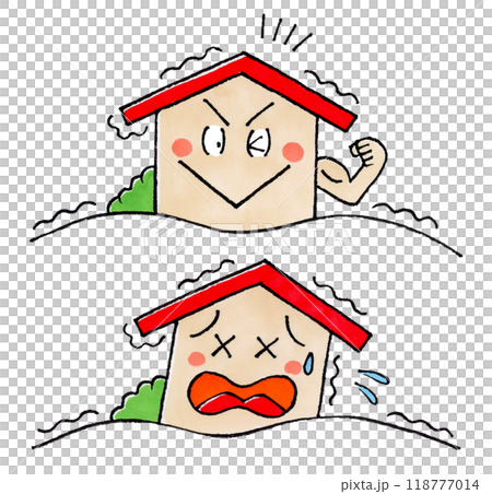 堅固的房子和不穩定的房子(地震) 堅固的房子和不穩定的房子(地震) 118777014