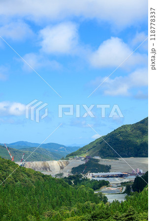 2024年9月成瀬ダム工事現場の眺望 赤滝大橋より 秋田県 2024年9月成瀬ダム工事現場の眺望 赤滝大橋より 秋田県 118778337