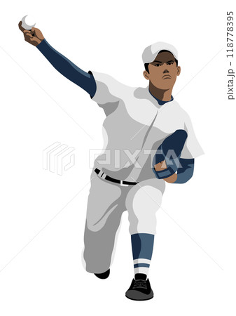 高校野球「ピッチャー」 118778395