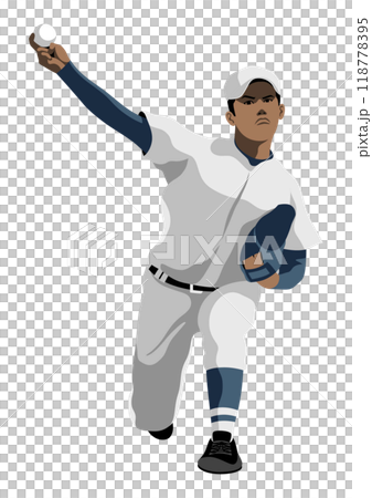 高校野球「ピッチャー」 118778395