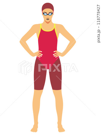 女性の水泳選手 女性の水泳選手 118778427