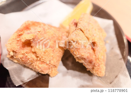 居酒屋のメニュー:唐揚げ 居酒屋のメニュー:唐揚げ 118778901