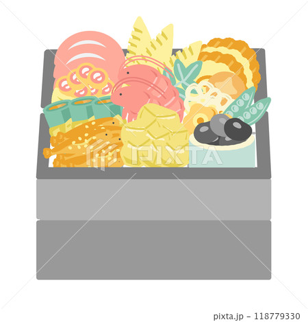 おせち料理 イラスト おせち料理 イラスト 118779330