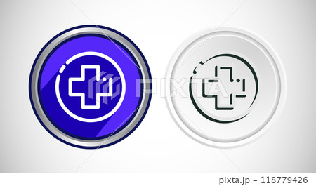 Medical And Healthcare Icon Design Illustration, Icon For Medical Apps and Websites 118779426