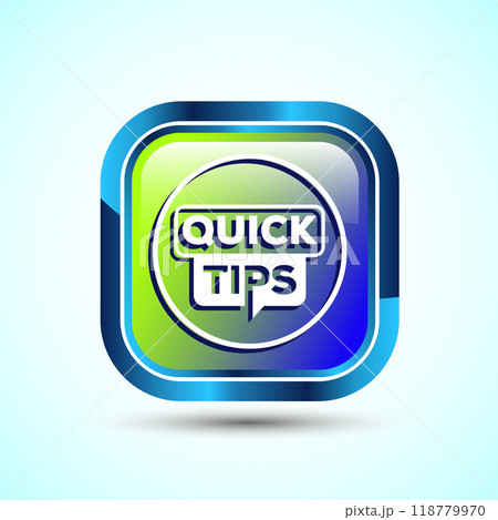 Tips Icon Button Design Illustration Tips And Tricks Tips Icon Button Design Illustration Tips And Tricks 118779970